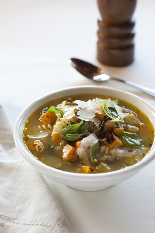 Post image for Italian Minestrone with Butternut Squash Recipe