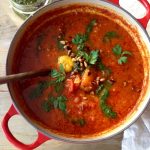 ROASTED RED PEPPER TOMATO SOUP