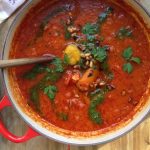 Rustic Tomato Roasted Pepper Soup