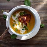 Butternut Squash Soup with Chanterelle Mushroom Recipe