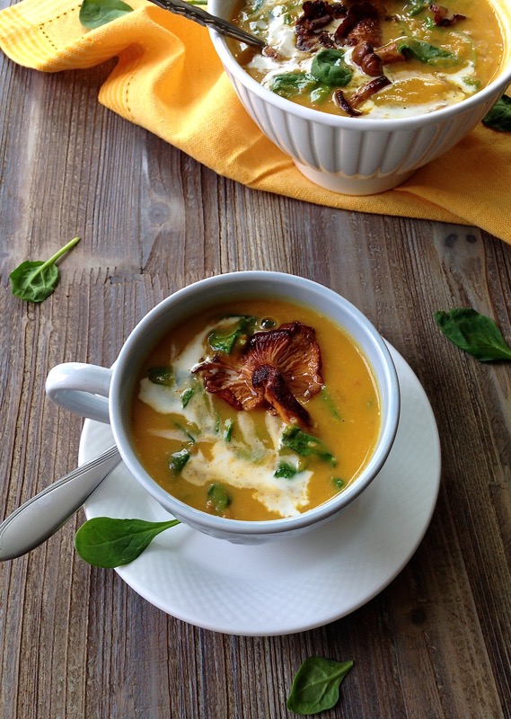 Chanterelle Mushroom Soup