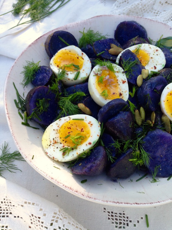Purple Potato Salad Recipe • CiaoFlorentina