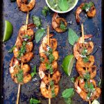 Basil Chimichurri Grilled Shrimp Recipe