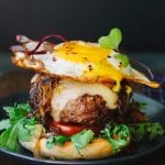Ultimate Burger Recipe ( Fried Egg Breakfast Burger Recipe )