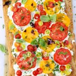 Tomato Tart Recipe with Goat Cheese & Puff Pastry