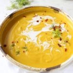 Roasted Butternut Squash Soup with Apple