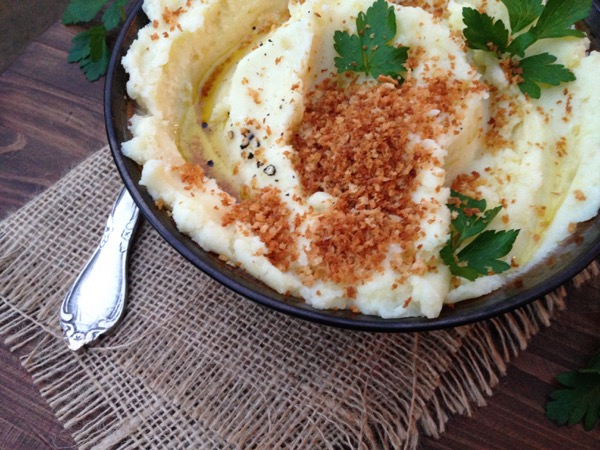 Ricotta Mashed Potatoes - Vegetarian Thanksgiving Menu