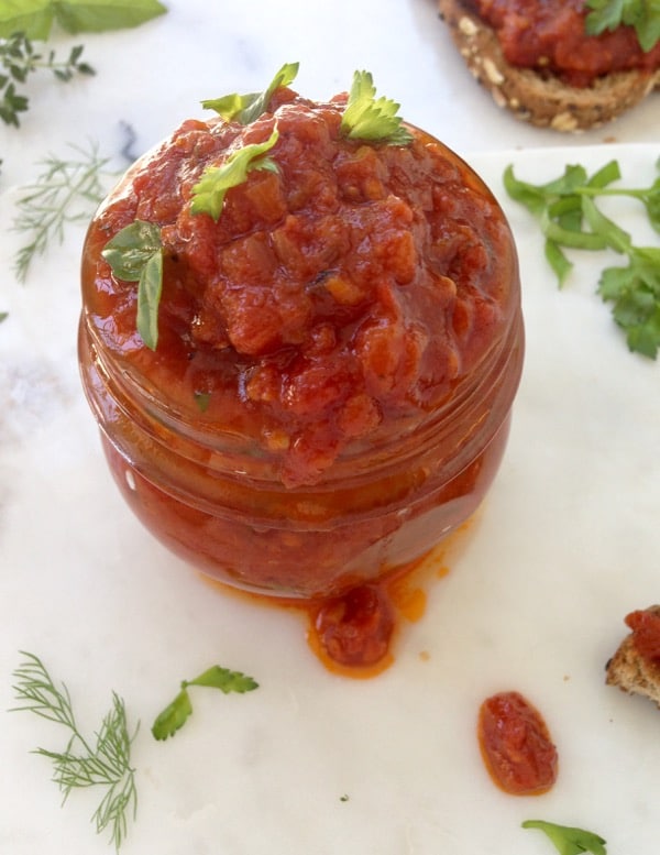 Zacusca Vegetable Spread Recipe (Eggplant Tomato sauce )