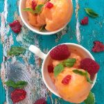 Raspberry Peach Sorbet Recipe