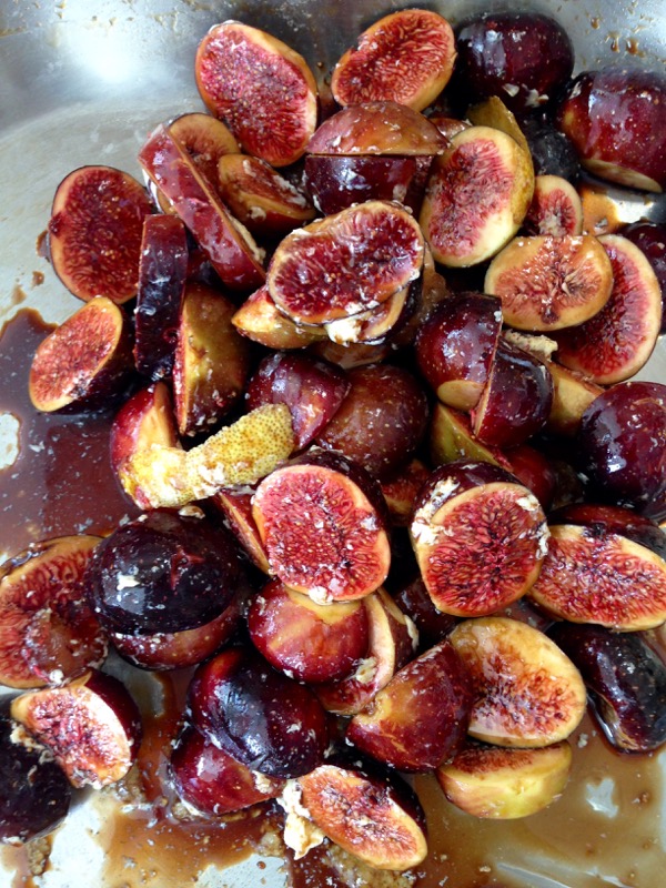 Balsamic Roasted Figs with Honey, Lemon & Vanilla