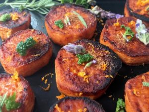 Sweet Potato Rounds with Brown Sugar