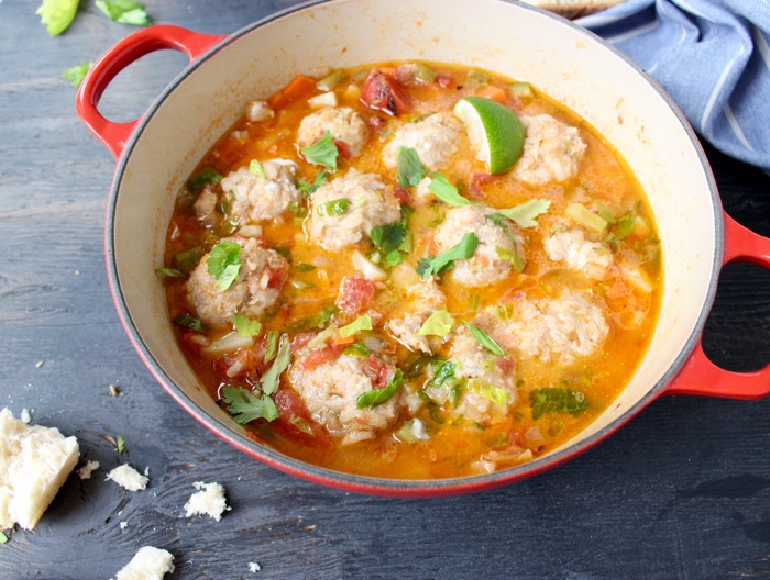 Chicken Meatball Soup Recipe ( Ciorba de Perisoare )
