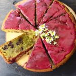 Olive Oil Cake Recipe with Chocolate, Avocado & Blueberry Glaze