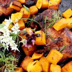 Honey Balsamic Chicken Thighs Recipe with Butternut Squash ( Easy )