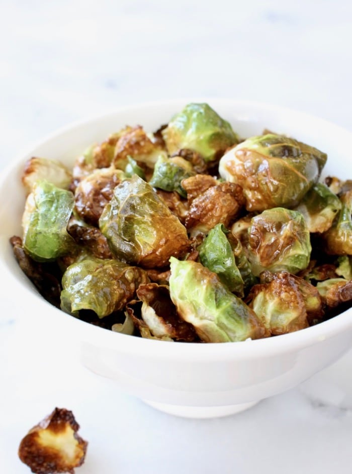 Baked Brussel Sprout Chips