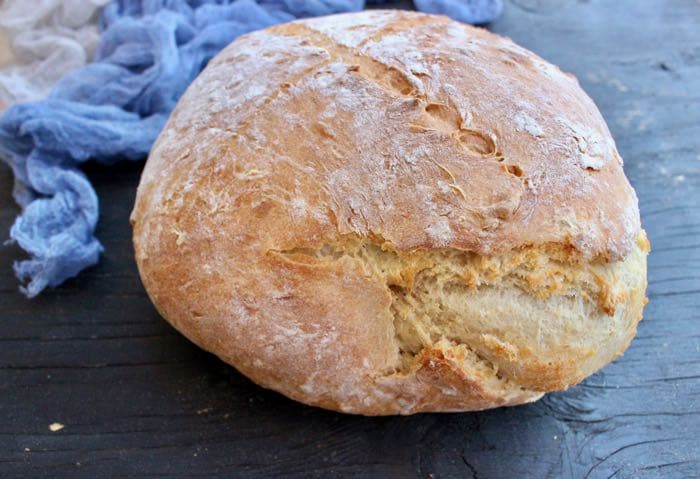 Rustic Italian Crusty Bread Recipe Video