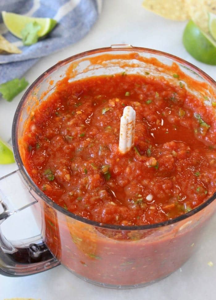Healthy Homemade Salsa Recipe in Food Processor
