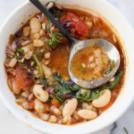 Italian vegetable farro soup