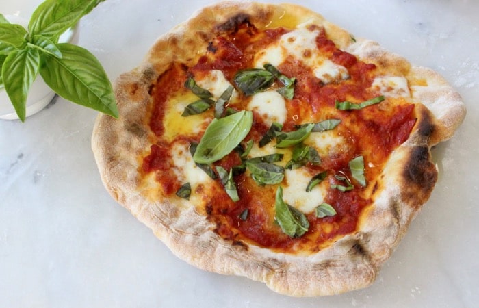 Homemade Pizza Margherita 