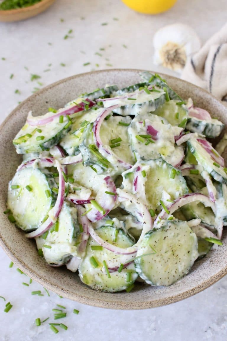 Creamy Cucumber Yogurt Salad Recipe