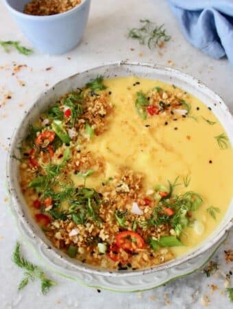 vegan potato cauliflower soup