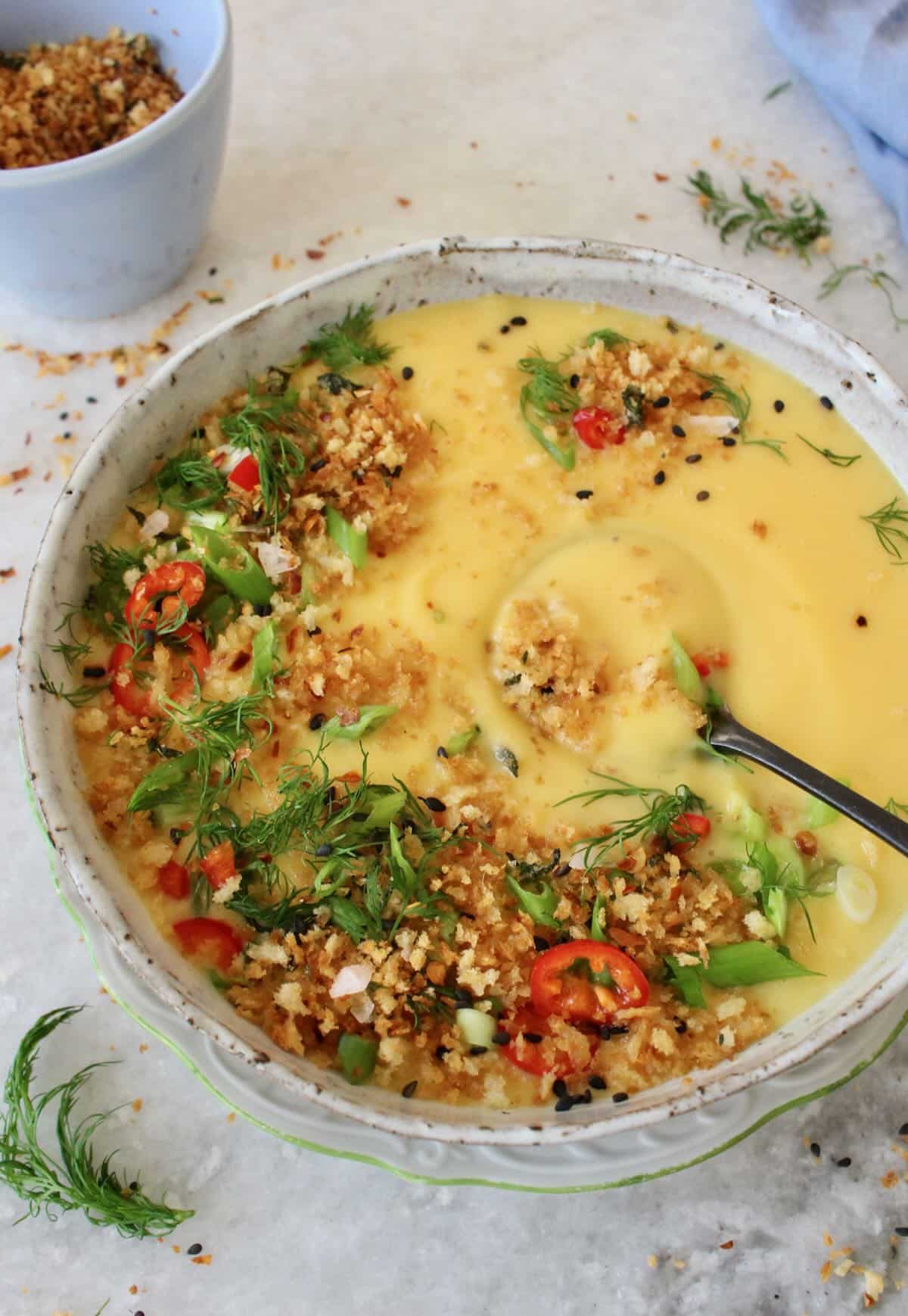 vegan cauliflower soup